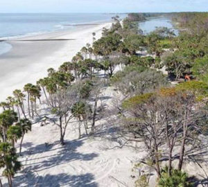 7 Things to Do In Beaufort. aerial shot of a deserted beach