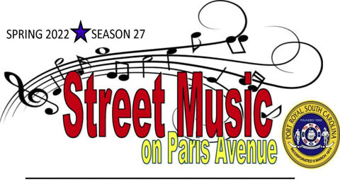 Port Royal Street music poster