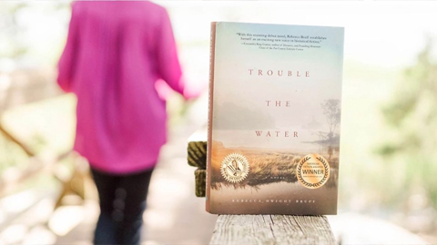 Author Rebecca Dwight Bruff. Trouble the Water book cover