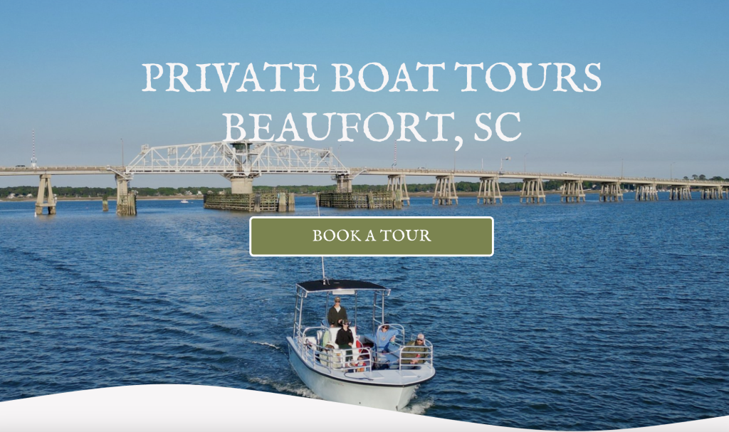 Explore Our Waterways with Beaufort Dolphin Adventures.